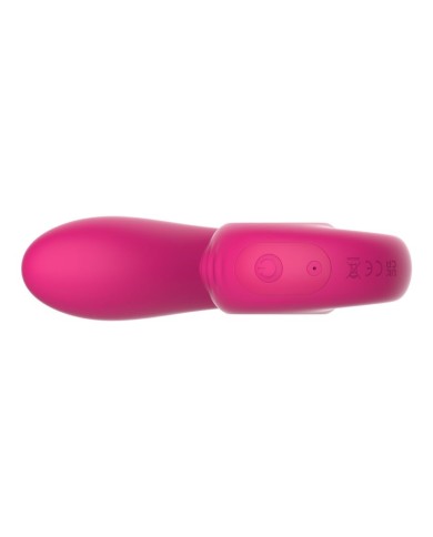 SNAIL VIBE GIZI LITE VIBRADOR DUAL PUNTO G Y CLITORIS ROSA