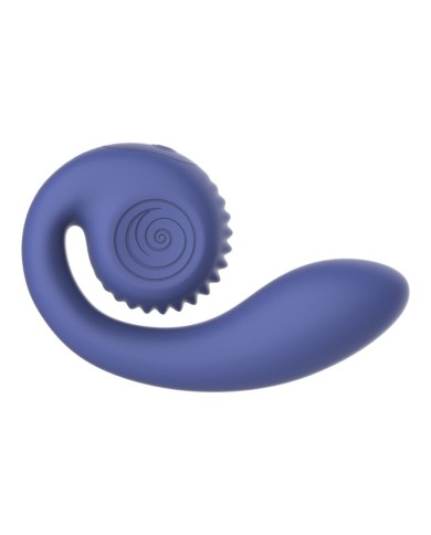 SNAIL VIBE GIZI LITE VIBRADOR DUAL PUNTO G Y CLITORIS MORADO