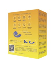 SNAIL VIBE GIZI LITE VIBRADOR DUAL PUNTO G Y CLITORIS MORADO