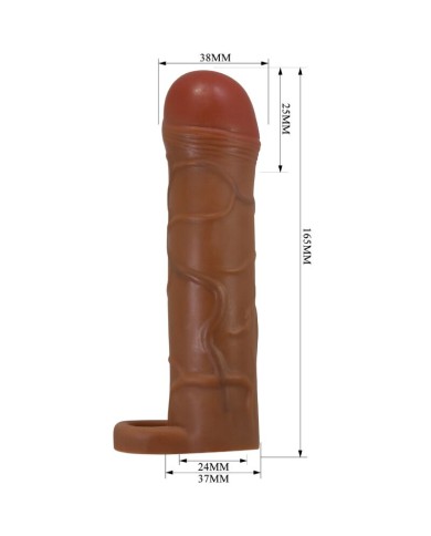 PRETTY LOVE BUNION FUNDA PARA PENE CON EXTENSION DE 25 CM MULATO PRETTY LOVE BUNION FUNDA PARA PENE CON EXTENSION DE 25 CM MULATO