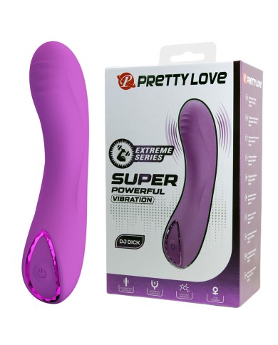 PRETTY LOVE DJ DICK VIBRADOR PUNTO G MORADO