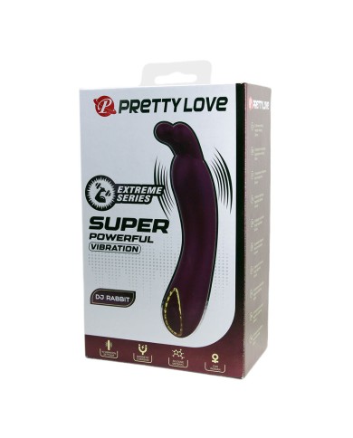 PRETTY LOVE DJ RABBIT VIBRADOR PUNTO G MORADO