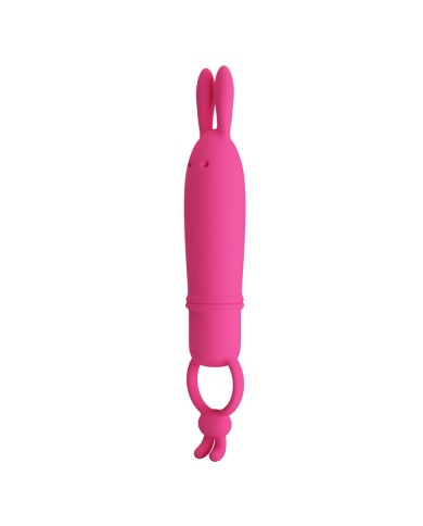 PRETTY LOVE DELIA VIBRADOR RABBIT CON ANILLO DE SUJECION