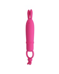 PRETTY LOVE DELIA VIBRADOR RABBIT CON ANILLO DE SUJECION