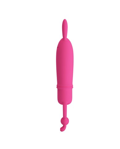 PRETTY LOVE DELIA VIBRADOR RABBIT CON ANILLO DE SUJECION