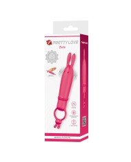 PRETTY LOVE DELIA VIBRADOR RABBIT CON ANILLO DE SUJECION