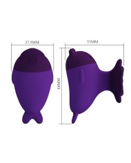 PRETTY LOVE DOLPHIN MINI VIBRADOR CON SUJECION