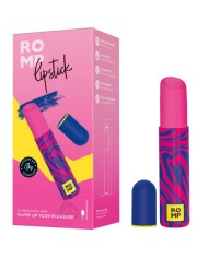 ROMP LIPSTICK ESTIMULADOR DE CLITORIS PINTALABIOS 7 NIVELES