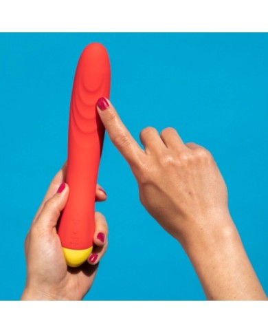 ROMP HYPE VIBRADOR PUNTO G MULTIFUNCION ROJO