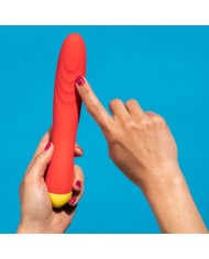 ROMP HYPE VIBRADOR PUNTO G MULTIFUNCION ROJO