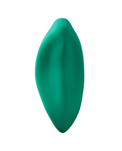ROMP WAVE VIBRADOR ESTIMULADOR DE CLITORIS FORMA ERGONOMICA VERDE AGUA