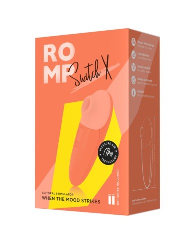 ROMP SWITCH X ESTIMULADOR DE CLITORIS 6 NIVELES NARANJA