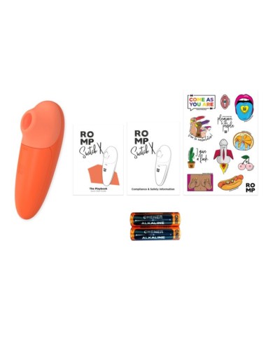 ROMP SWITCH X ESTIMULADOR DE CLITORIS 6 NIVELES NARANJA