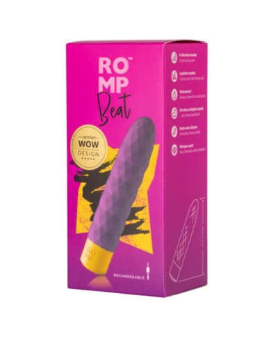 ROMP BEAT MINI BALA VIBRADORA MULTIFUNCION VIOLETA