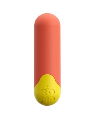ROMP RIOT BALA VIBRADORA MULTIFUNCION NARANJA AMARILLA