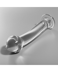 NEBULA SERIES BY IBIZA MODELO 11 DILDO CRISTAL TRANSPARENTE 16 CM O 3 CM