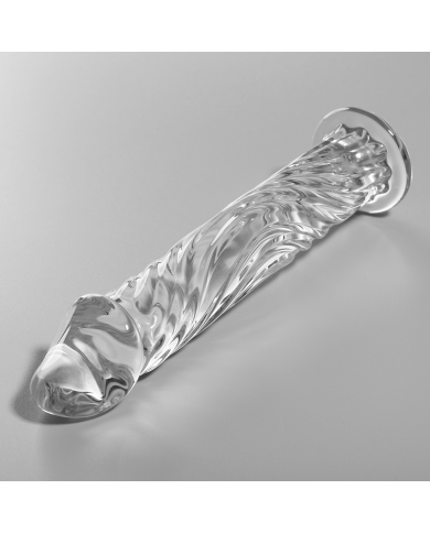 NEBULA SERIES BY IBIZA MODELO 12 DILDO CRISTAL TRANSPARENTE 17 CM O 35 CM