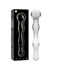 NEBULA SERIES BY IBIZA MODELO 13 DILDO CRISTAL TRANSPARENTE 18 CM O 35 CM
