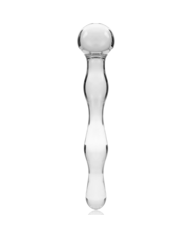 NEBULA SERIES BY IBIZA MODELO 13 DILDO CRISTAL TRANSPARENTE 18 CM O 35 CM