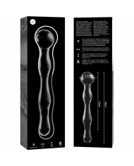 NEBULA SERIES BY IBIZA MODELO 13 DILDO CRISTAL TRANSPARENTE 18 CM O 35 CM