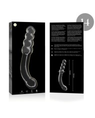 NEBULA SERIES BY IBIZA MODELO 14 DILDO CRISTAL TRANSPARENTE 185 CM O 3 CM