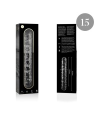 NEBULA SERIES BY IBIZA MODELO 15 DILDO CRISTAL TRANSPARENTE 185 CM O 3 CM