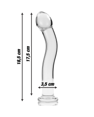 NEBULA SERIES BY IBIZA MODELO 18 DILDO CRISTAL TRANSPARENTE 185 CM O 35 CM