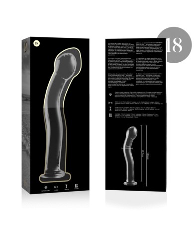 NEBULA SERIES BY IBIZA MODELO 18 DILDO CRISTAL TRANSPARENTE 185 CM O 35 CM