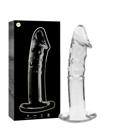 NEBULA SERIES BY IBIZA MODELO 19 DILDO CRISTAL TRANSPARENTE 185 CM O 4 CM