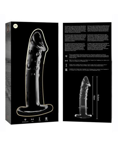 NEBULA SERIES BY IBIZA MODELO 19 DILDO CRISTAL TRANSPARENTE 185 CM O 4 CM