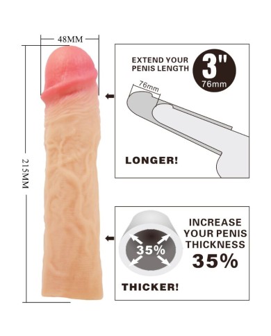 PRETTY LOVE DEREK FUNDA PENE CON EXTENSION DE 76 CM NATURAL PRETTY LOVE DEREK FUNDA PENE CON EXTENSION DE 76 CM NATURAL