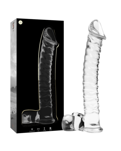 NEBULA SERIES BY IBIZA MODELO 23 DILDO CRISTAL TRANSPARENTE 215 CM O 4 CM