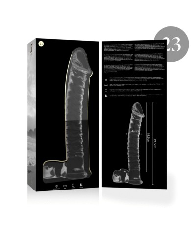 NEBULA SERIES BY IBIZA MODELO 23 DILDO CRISTAL TRANSPARENTE 215 CM O 4 CM