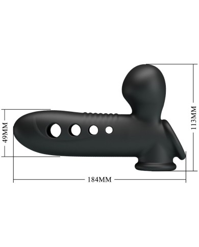PRETTY LOVE CRANE FUNDA PARA PENE CON AIRBAG NEGRO PRETTY LOVE CRANE FUNDA PARA PENE CON AIRBAG NEGRO