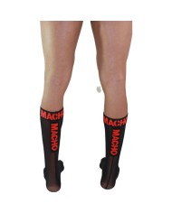 MACHO CALCETINES FINOS NEGRO ROJO TALLA UNICA