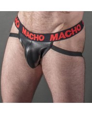 MACHO MX25RC JOCK CUERO ROJO XL