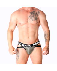 MACHO MX27GR JOCK CUERO GRIS BEIGE XL