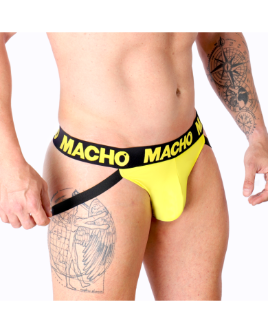 MACHO MX25A JOCK AMARILLO LYCRA S