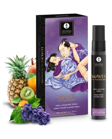 SHUNGA WAVES PLEASURE SPRAY ORAL SEDUCTOR FRUTAS EXOTICAS 20 ML