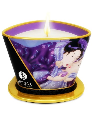 SHUNGA MINI CARESS BY CANDELIGHT VELA MASAJE FRUTAS EXOTICAS 170 ML