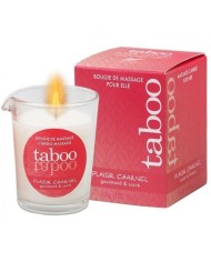 RUF TABOO VELA DE MASAJE PARA ELLA PLAISIR CHARNEL AROMA FLOR DE CACAO