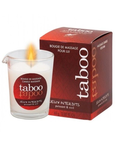 RUF TABOO VELA DE MASAJE PARA EL JEUX INTERDITS AROMA LIQUEN SALVAJE