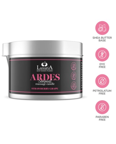 INTIMATELINE LUXURIA VELA DE MASAJE UVA