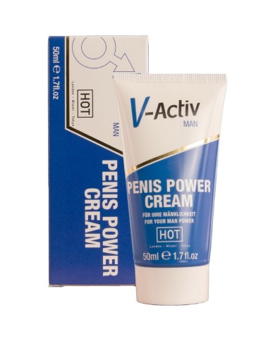 HOT V ACTIV PENIS POWER CREMA PARA HOMBRE 50 ML