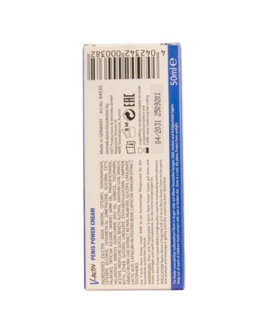 HOT V ACTIV PENIS POWER CREMA PARA HOMBRE 50 ML