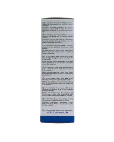 HOT V ACTIV PENIS POWER SPRAY PARA HOMBRE 50 ML