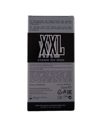 HOT CREMA XXL PARA HOMBRE 50 ML