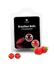 SECRETPLAY BRAZILIAN BALLS FRESAS SET 2 BOLAS