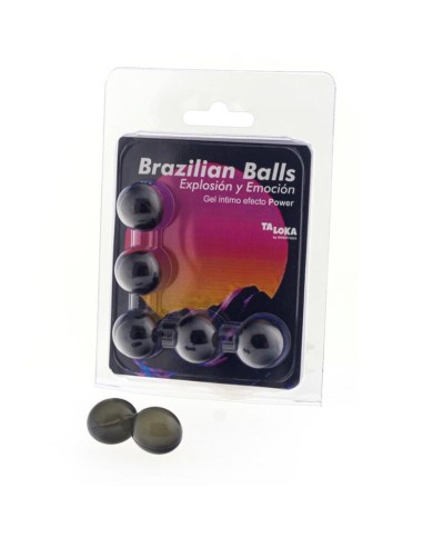 TALOKA BRAZILIAN BALLS GEL EXCITANTE EFECTO POWER 5 BOLAS