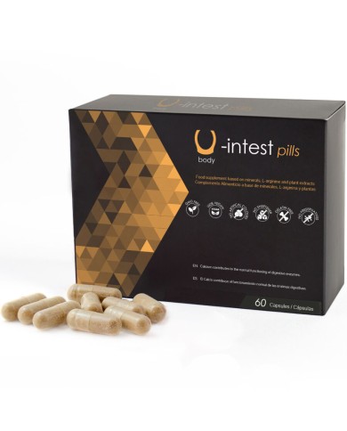 U INTEST Pills Complemento alimenticio para el cuidado digestivo e intestinal